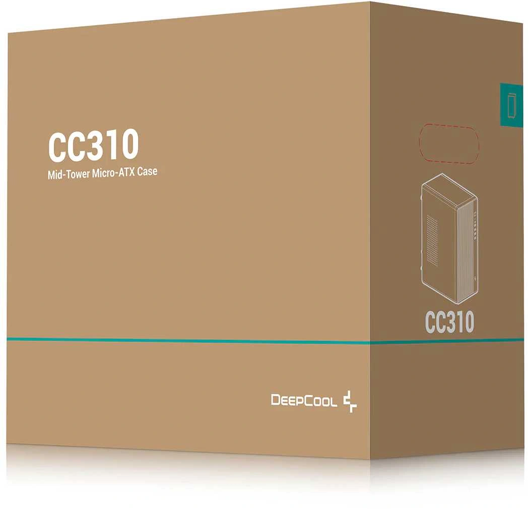 Корпус Deepcool CC310 черный без БП mATX 1x120mm 2xUSB2.0 2xUSB3.0 audio bott PSU — миниатюра 6