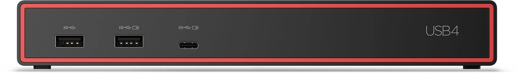 Стыковочная станция Lenovo 40BF0100EU USB Type-C черный 1xHDMI 2xDP 2xUSB Type-C 4xUSB 3.1 — миниатюра 9