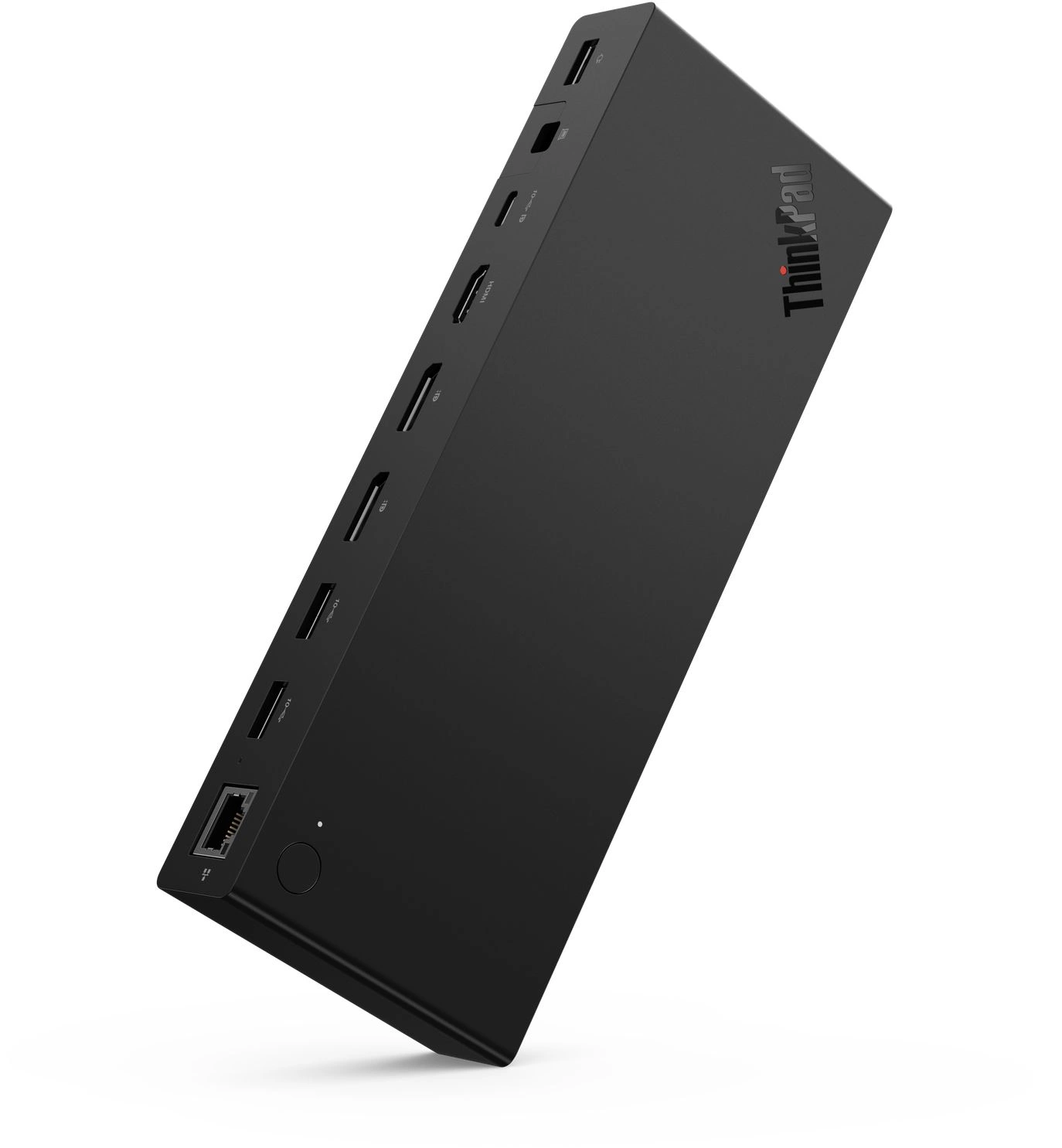Стыковочная станция Lenovo 40BF0100EU USB Type-C черный 1xHDMI 2xDP 2xUSB Type-C 4xUSB 3.1 — миниатюра 8