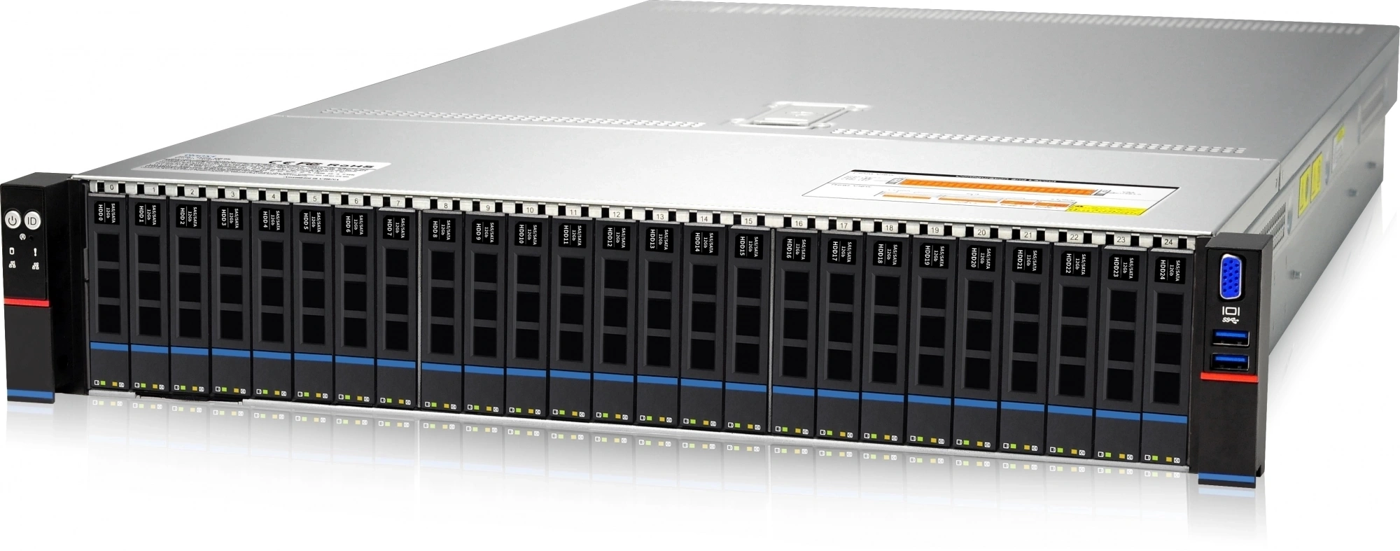 Сервер IRU Rock g2225p 2x6346 2x32Gb 2x480Gb SSD 9361-8I AST2500 2xGigEth 2x1300W w/o OS (2195993) — миниатюра 2