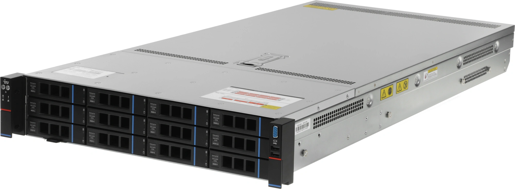 Сервер IRU Rock g2212ag3 2x7713 4x32Gb 2x480Gb SSD 9361-8I AST2500 10G 4P 2x1300W w/o OS (2196352) — миниатюра 4