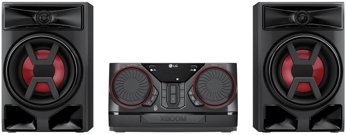 Минисистема LG CK43N черный 300Вт FM USB BT — миниатюра 2