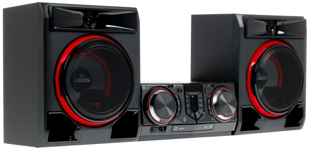 Минисистема LG CL65 черный/красный 950Вт FM USB BT — миниатюра 2
