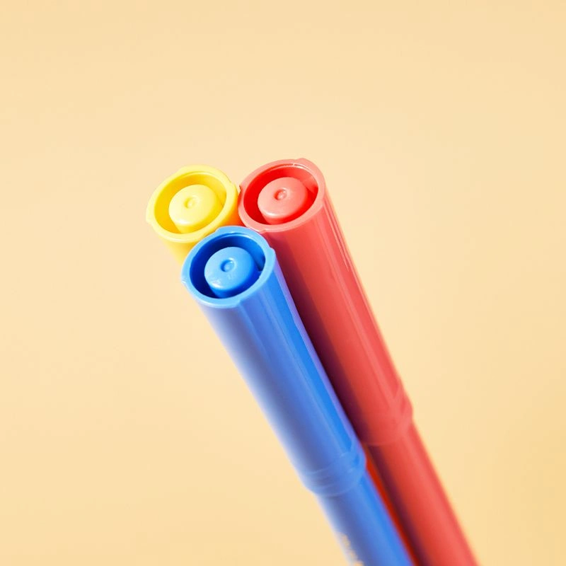 Фломастеры Deli EC173 Colorwow круг. Вентилируемый стираемые 8цв. — миниатюра 4