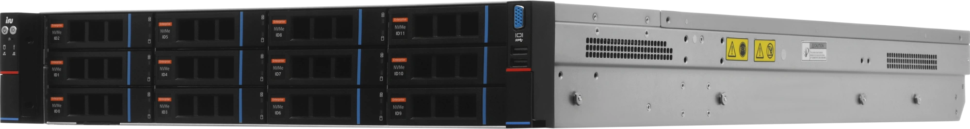 Сервер IRU RockIT RM-GX260 2x6544Y 4x32Gb 2x480Gb SSD C741 AST2600 2x1600W w/o OS (2197302) — миниатюра 16