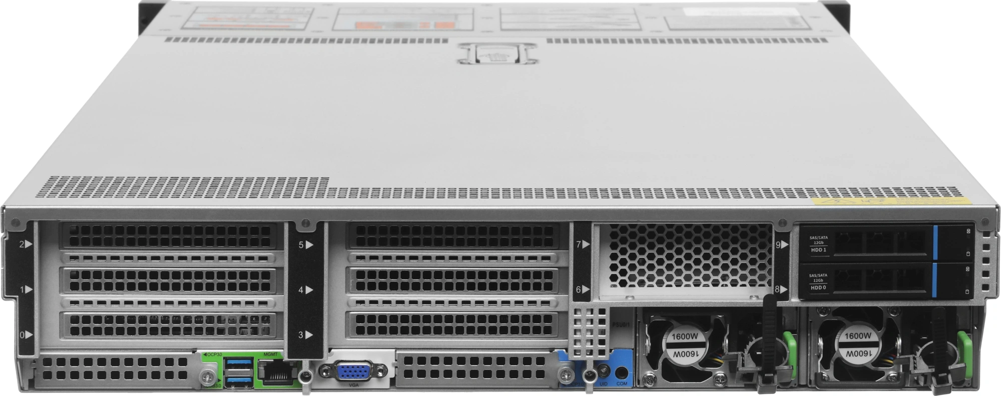 Сервер IRU RockIT RM-GX260 2x6544Y 4x32Gb 2x480Gb SSD C741 AST2600 2x1600W w/o OS (2197302) — миниатюра 17