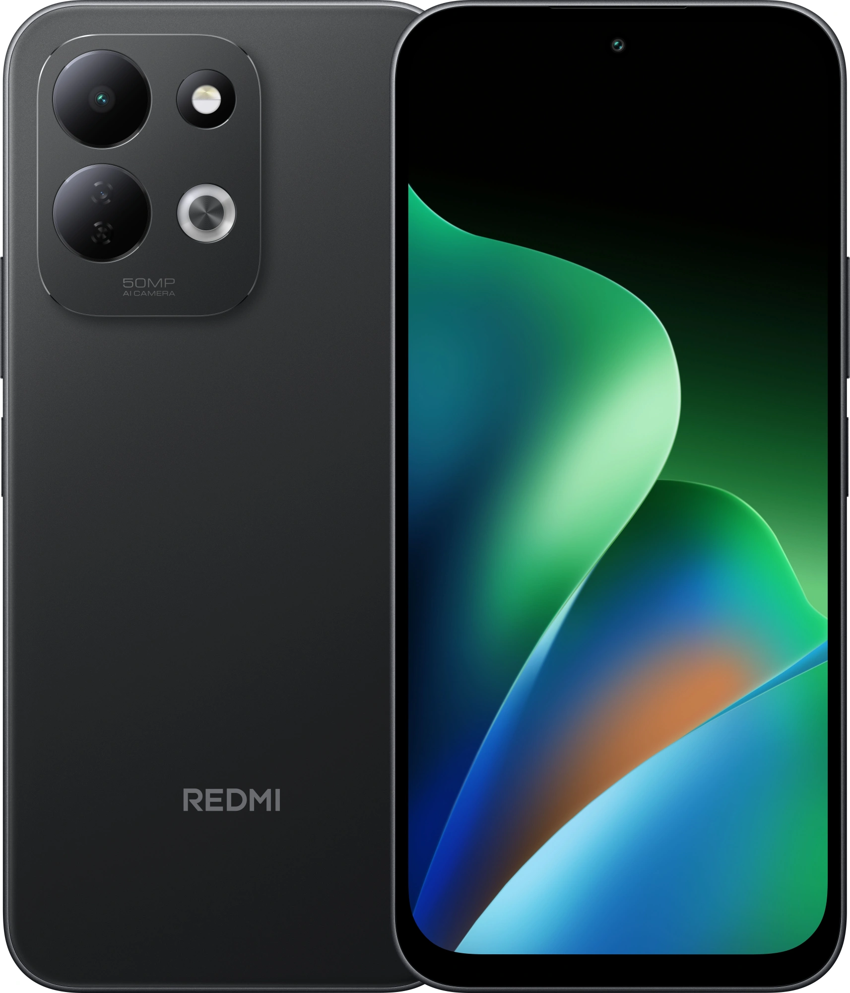 Смартфон Xiaomi Redmi 17 128Gb 4Gb черный моноблок 3G 4G 2Sim 6.9" 720x1600 Android 16 50Mpix 802.11 a/b/g/n/ac NFC GPS Protect FM microSD max2048Gb