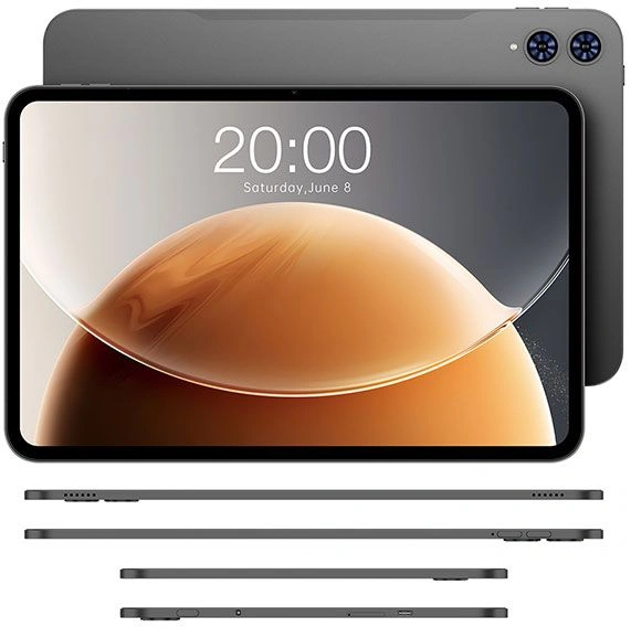 Планшет Teclast T65 Premium set T7280 (2.2) 8C RAM6Gb ROM128Gb 13.4" IPS 1920x1200 4G Android 16 черный 13Mpix 5Mpix BT WiFi microSD 1Tb 8000mAh 10.5hr
