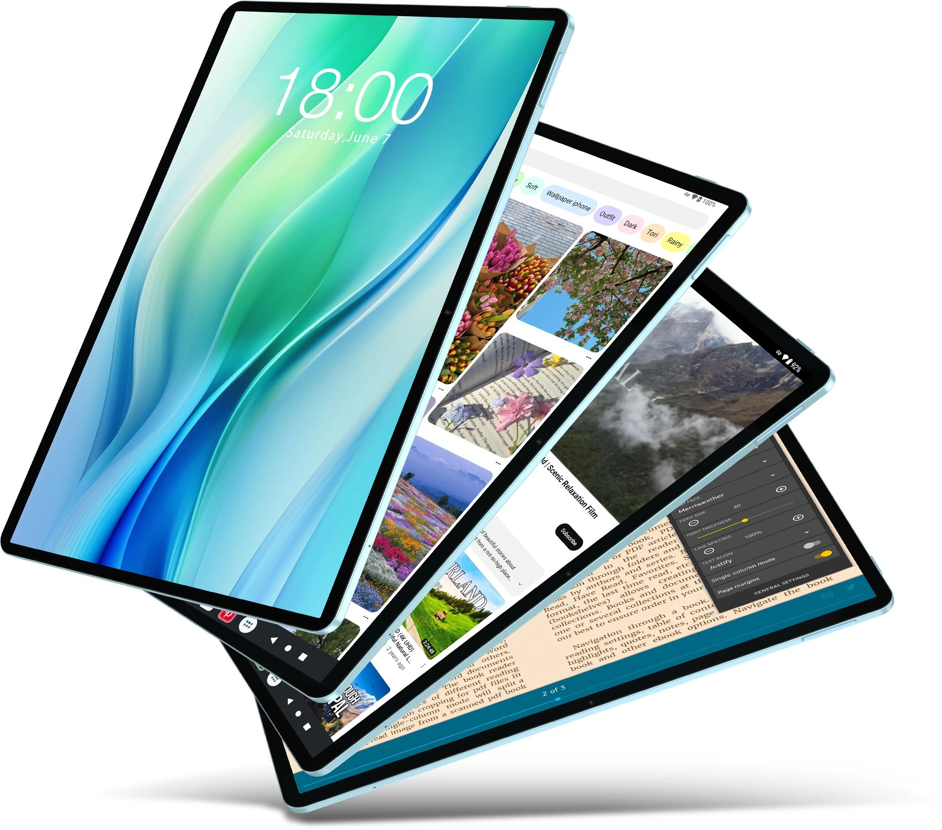 Планшет Teclast P50 premium set T7250 (1.8) 8C RAM6Gb ROM128Gb 10.92" IPS 1280x800 4G Android 16 голубой 8Mpix 5Mpix BT WiFi microSD 1Tb 7000mAh 12hr — миниатюра 9