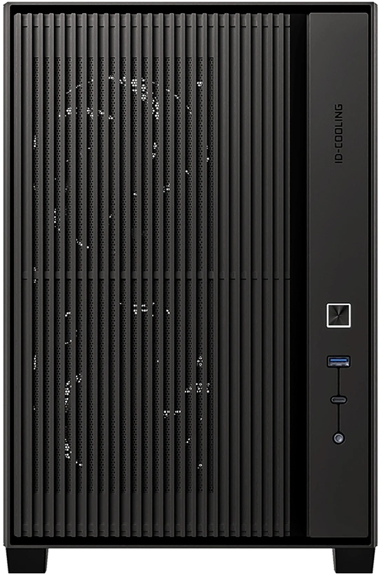 Корпус ID-Cooling Flow 500 Air черный без БП mATX 8x120mm 1x140mm 1xUSB3.0 audio bott PSU — миниатюра 2