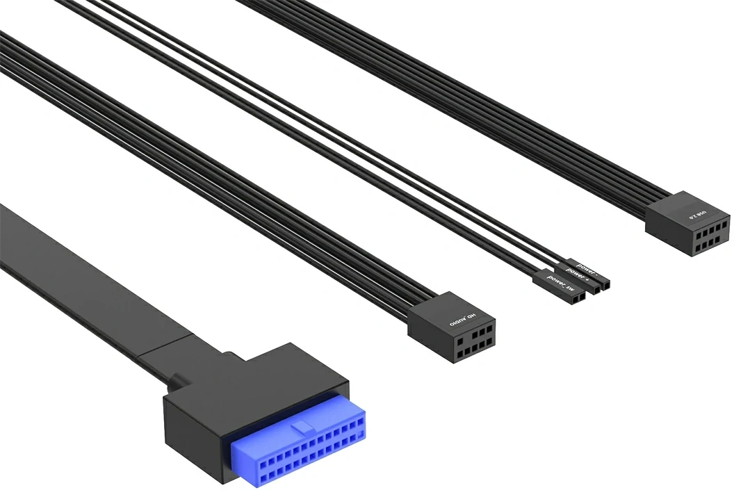 Корпус ID-Cooling View 500 черный без БП mATX 9x120mm 1xUSB2.0 1xUSB3.0 audio bott PSU — миниатюра 6