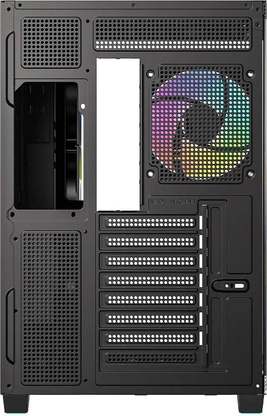 Корпус ID-Cooling View 510 черный без БП ATX 10x120mm 2x140mm 1xUSB3.0 audio bott PSU — миниатюра 6