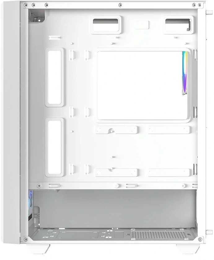 Корпус ID-Cooling Ware 310 белый без БП ATX 6x120mm 2xUSB2.0 1xUSB3.0 audio bott PSU — миниатюра 4