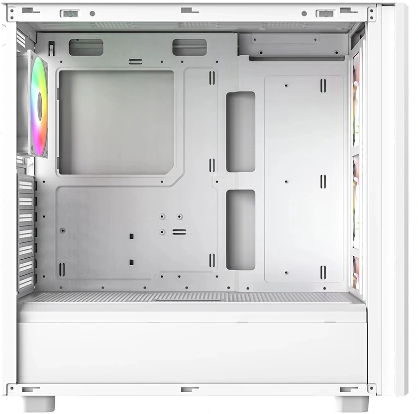 Корпус ID-Cooling Ware 510 белый без БП ATX 7x120mm 5x140mm 1xUSB2.0 1xUSB3.0 audio bott PSU — миниатюра 3