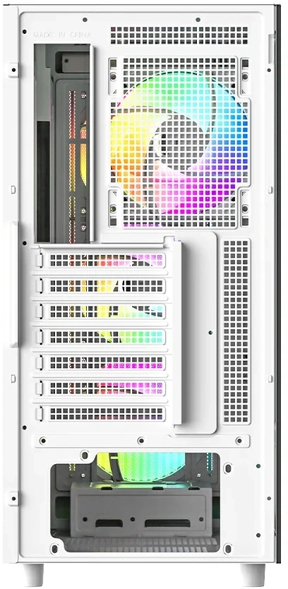 Корпус ID-Cooling Ware 510 белый без БП ATX 7x120mm 5x140mm 1xUSB2.0 1xUSB3.0 audio bott PSU — миниатюра 6