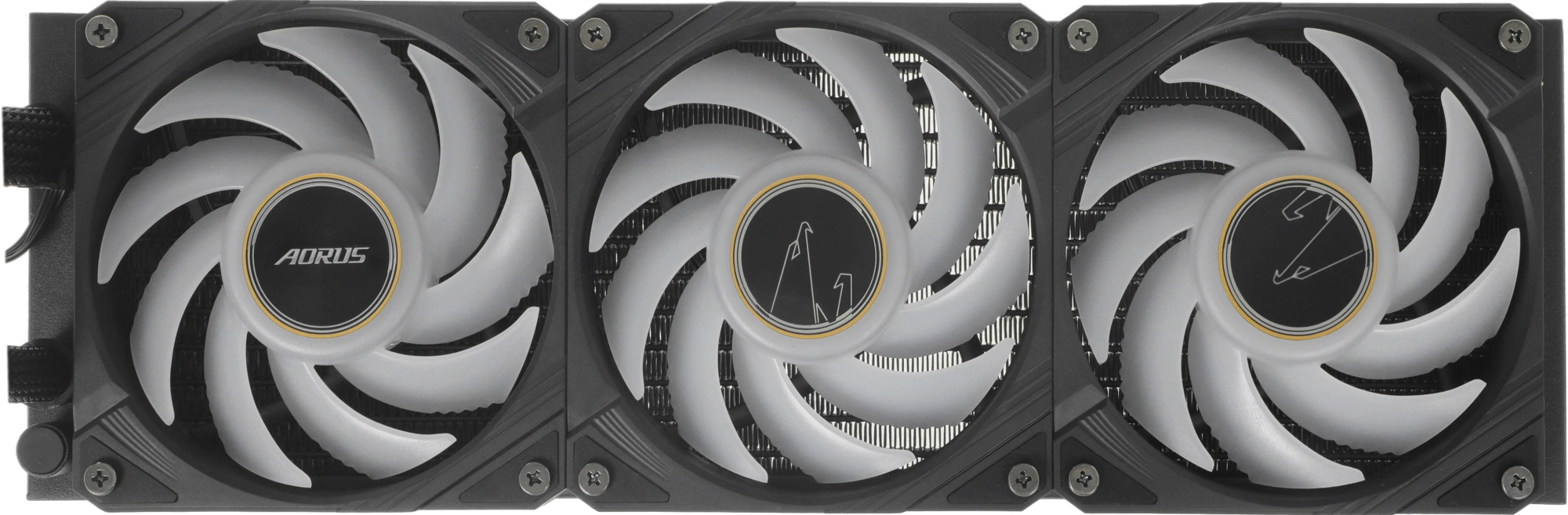 Система водяного охлаждения Gigabyte Aorus Waterforce X II 360 ARGB Soc-TR4/sTR5/AM5/AM4/1200/1700/1851 черный 4-pin 12-37.5dB Al LCD Ret (GP-AORUS WATERFORCE X II 360) — миниатюра 16