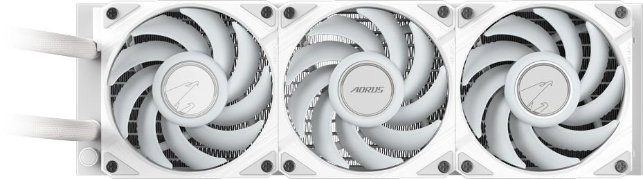 Система водяного охлаждения Gigabyte Aorus Waterforce II 360I ARGB Soc-AM5/AM4/1200/1700/1851 белый 4-pin 12.8-36.9dB Al Ret (GP-AORUS WATERFORCE II 360I) — миниатюра 4