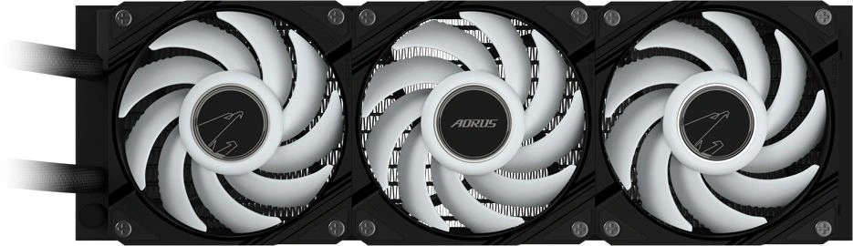 Система водяного охлаждения Gigabyte Aorus Waterforce II 360 ARGB Soc-AM5/AM4/1200/1700/1851 черный 4-pin 12.8-36.9dB Al Ret (GP-AORUS WATERFORCE II 360) — миниатюра 4