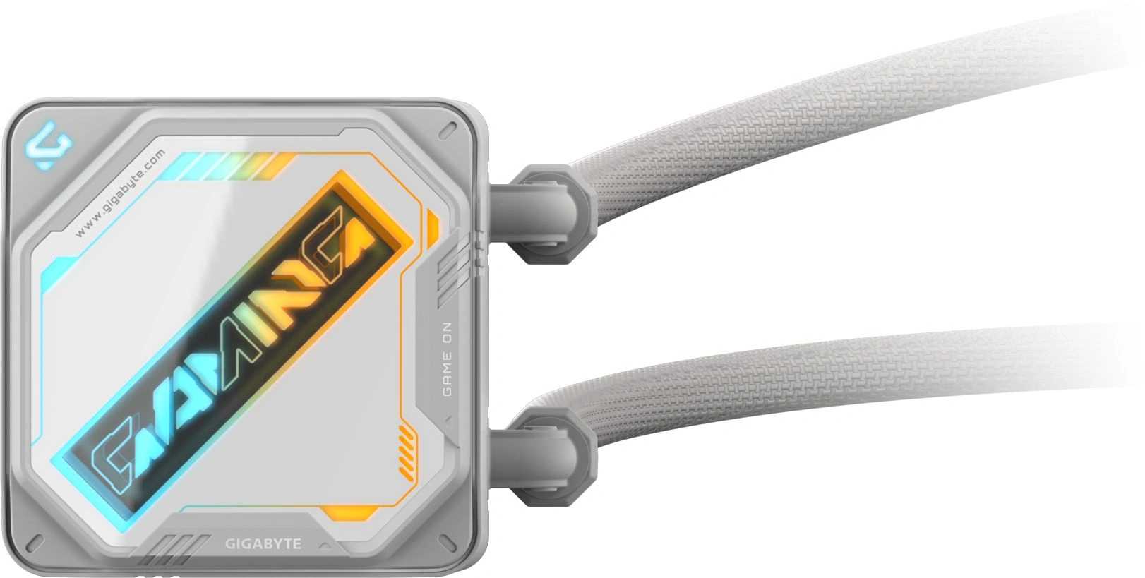 Система водяного охлаждения Gigabyte Gaming 360 ICE ARGB Soc-AM5/AM4/1200/1700/1851 белый 4-pin 13.8-35.8dB Al Ret (GP-GIGABYTE GME 360I) — миниатюра 2