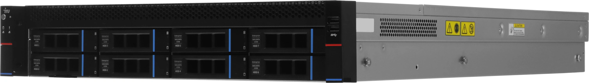 Сервер IRU Rock g2208ig3 2x4316 2x32Gb 2x480Gb SSD 9361-8I AST2500 2xGigEth 2x800W (2197957) — миниатюра 6