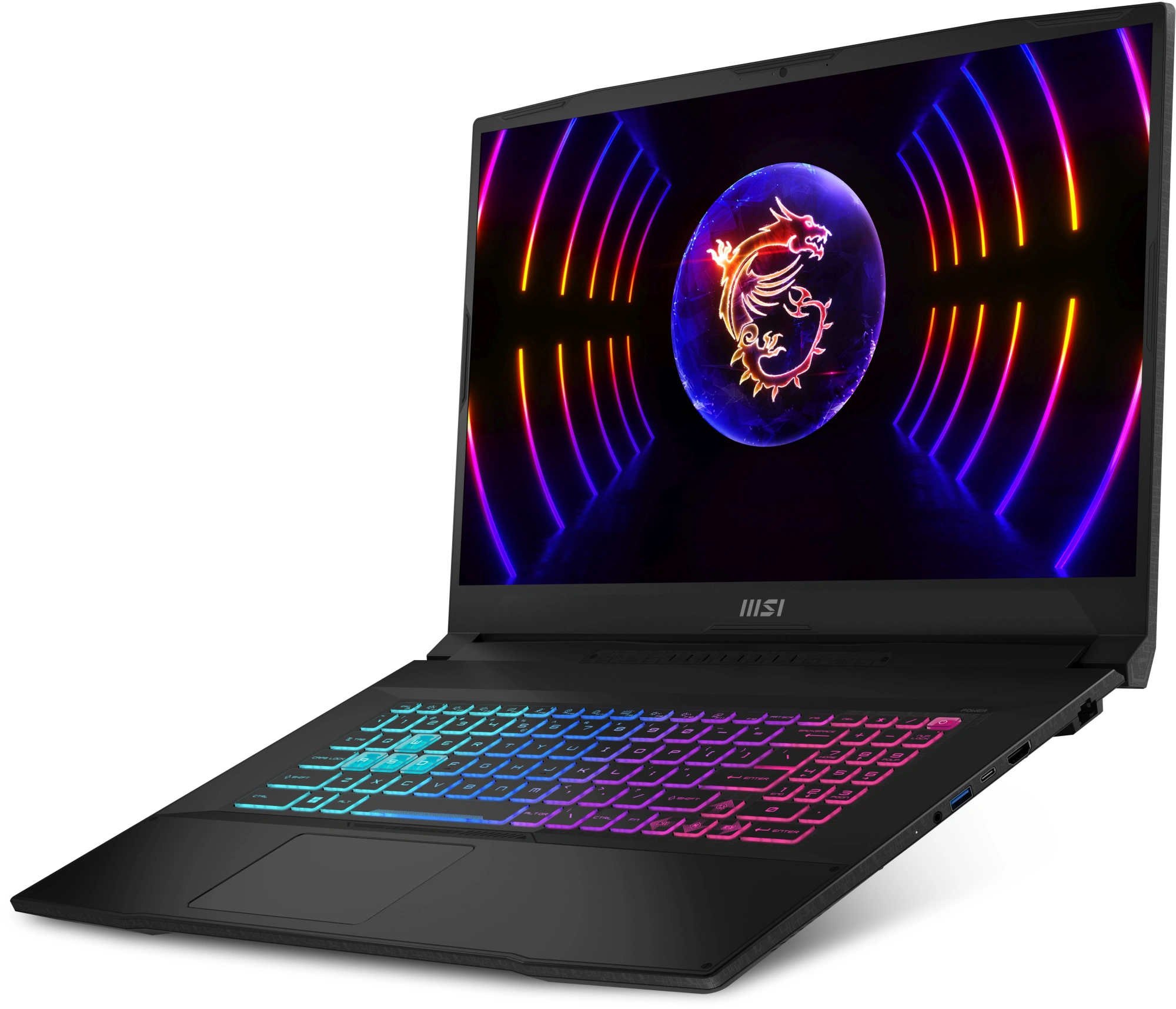 Ноутбук MSI Katana 17 B13VEK-1621XRUY Core i5 13420H 8Gb SSD512Gb NVIDIA GeForce RTX4050 6Gb 17.3" IPS FHD (1920x1080) без ОС black WiFi BT Cam (9S7-17L541-1621) — миниатюра 2