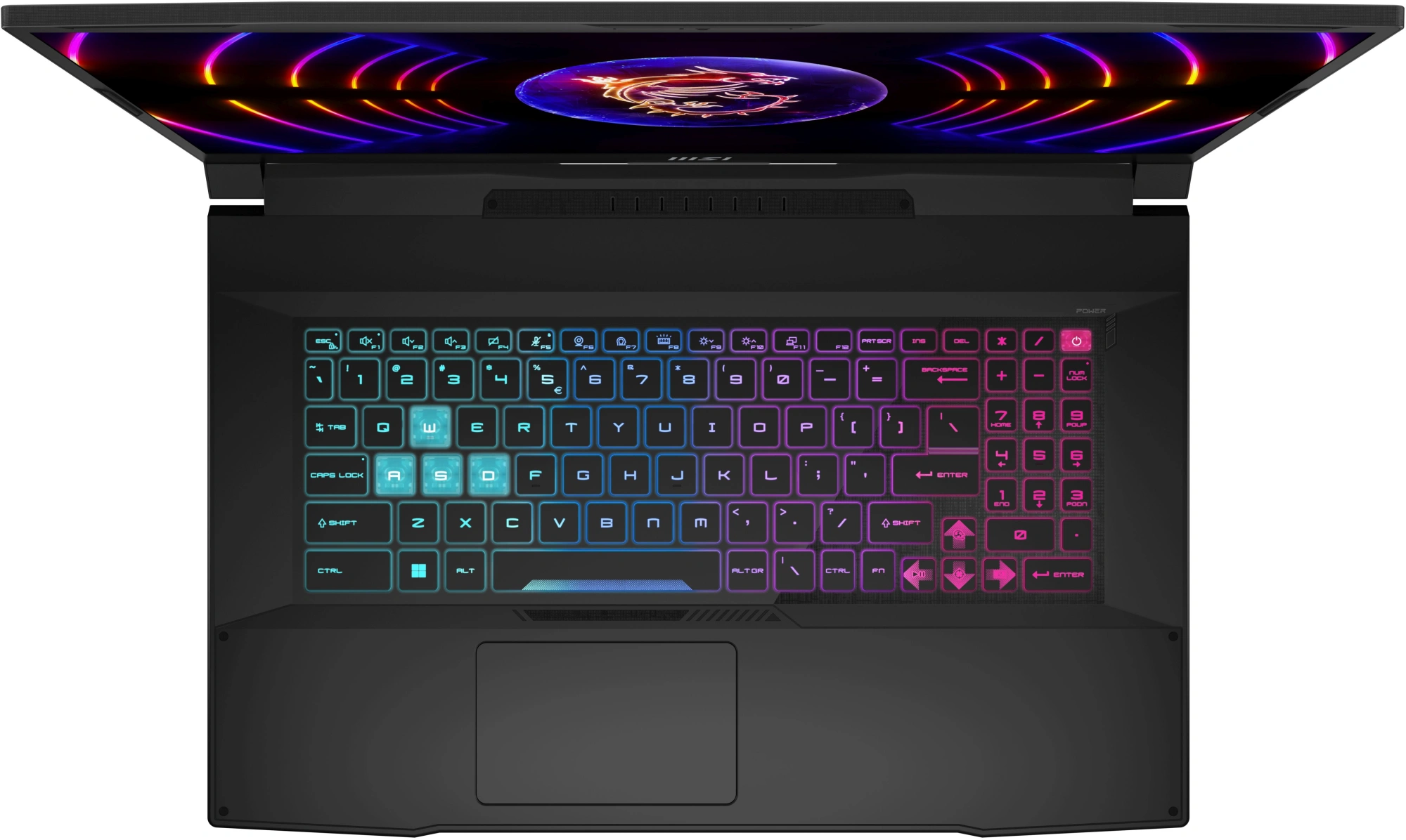 Ноутбук MSI Katana 17 B13VEK-1621XRUY Core i5 13420H 8Gb SSD512Gb NVIDIA GeForce RTX4050 6Gb 17.3" IPS FHD (1920x1080) без ОС black WiFi BT Cam (9S7-17L541-1621) — миниатюра 4