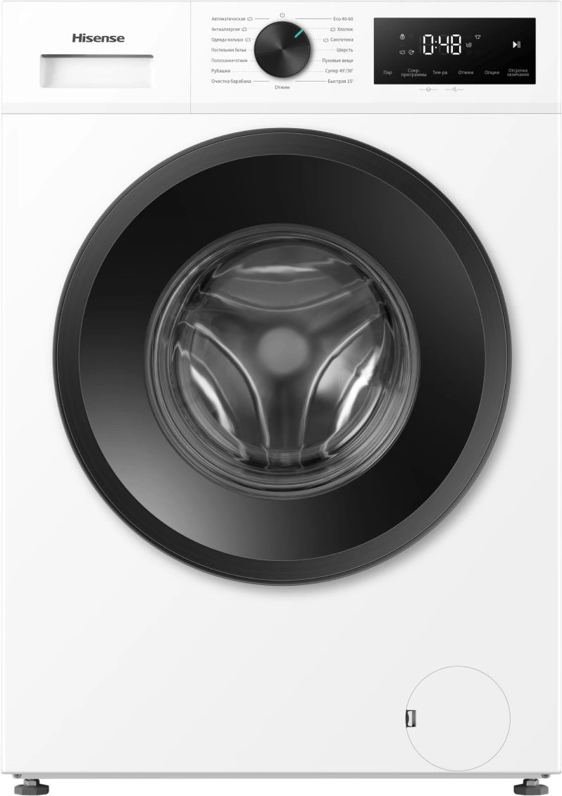 Стиральная машина Hisense WF1I8042BWP/C класс: A+++ загр.фронтальная макс.:8кг белый инвертор — фото 1