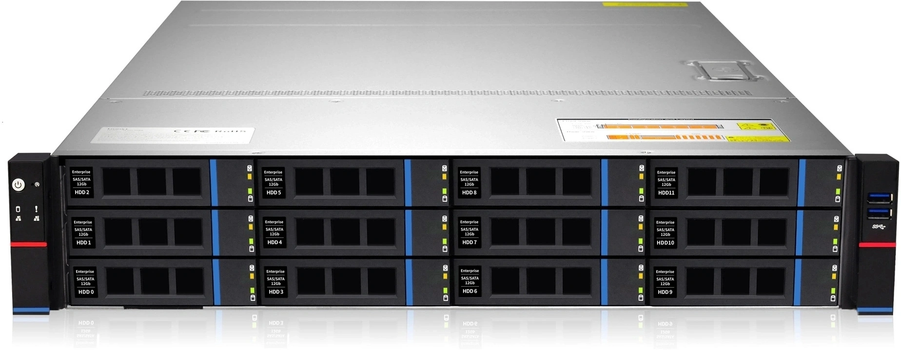 Сервер IRU Rock g2212ig3 2x5320 2x32Gb 2x480Gb 2.5" SSD SATA 9361-8I AST2500 2xGigEth 2x1300W w/o OS (2198694) — фото 1