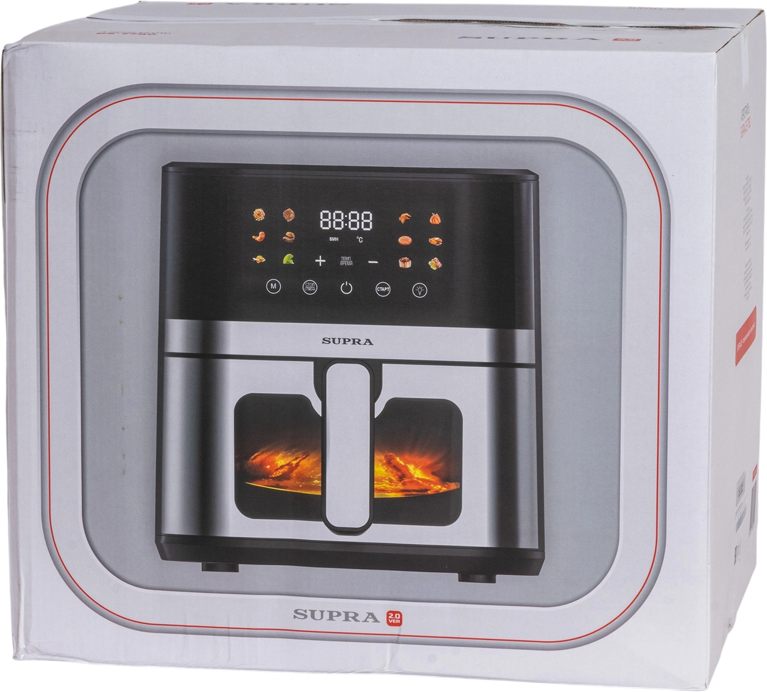 Аэрогриль Supra GS-7780 8л 1950Вт серебристый/черный — миниатюра 10