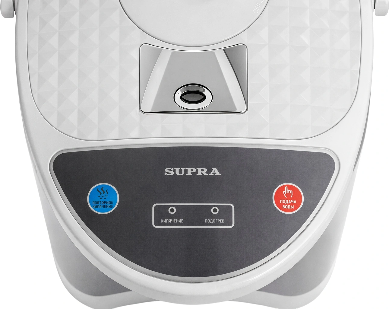 Термопот Supra TPS-4007 4л. 850Вт серебристый/белый — миниатюра 4