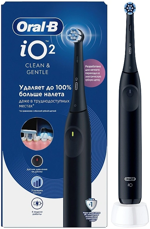 Зубная щетка электрическая Oral-B iO Series 2 iOS2.1D9.0 черный — фото 1