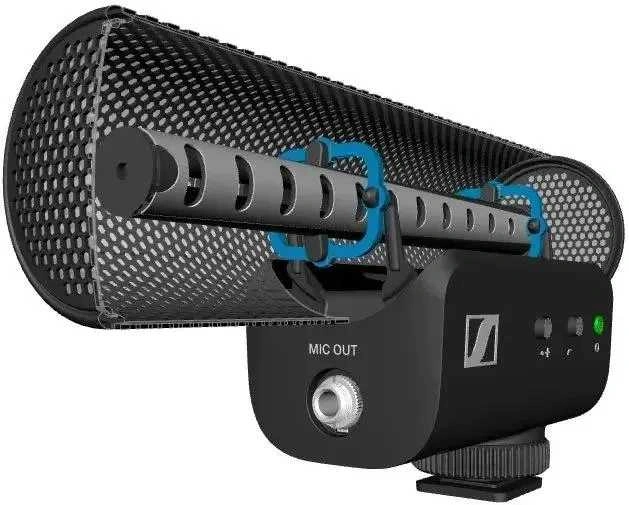 Микрофон проводной Sennheiser MKE 400 Mobile Kit 0.067м черный — миниатюра 2