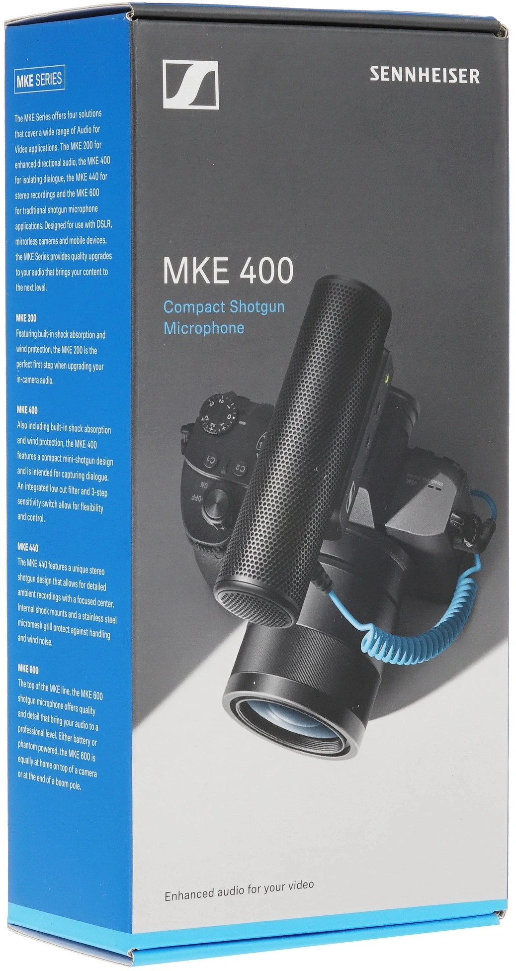 Микрофон проводной Sennheiser MKE 400 черный — миниатюра 7
