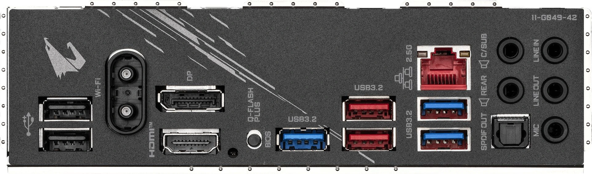 Материнская плата Gigabyte B550 AORUS ELITE WIFI7 Soc-AM4 AMD B550 4xDDR4 ATX AC`97 8ch(7.1) 2.5Gg RAID+HDMI+DP — миниатюра 5