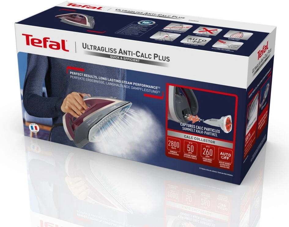 Утюг Tefal FV6840E0 2800Вт сиреневый — миниатюра 8