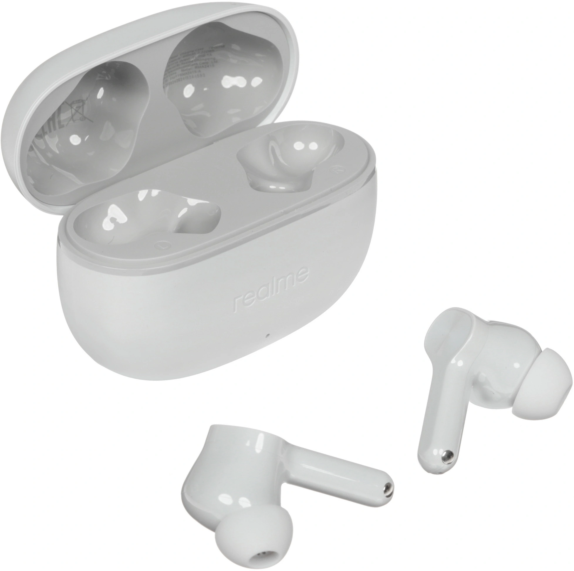 Гарнитура внутриканальные Realme Techlife Buds T200 Lite серый беспроводные bluetooth в ушной раковине (6942729003761) — фото 1