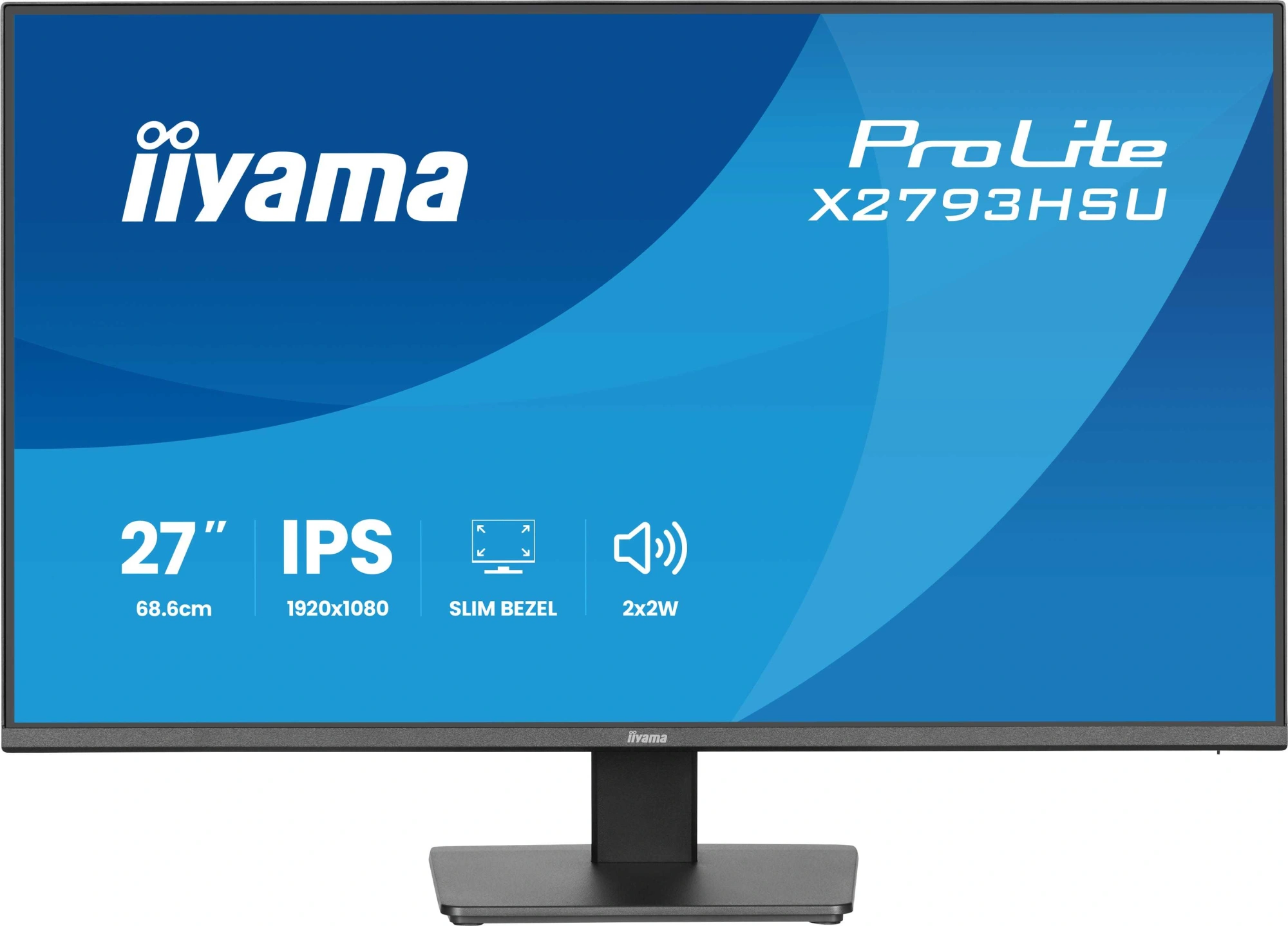Монитор Iiyama 27" ProLite X2793HSU-B1 черный IPS LED 16:9 HDMI M/M матовая 350cd 178гр/178гр 1920x1080 120Hz DP FHD USB 4кг — миниатюра 2