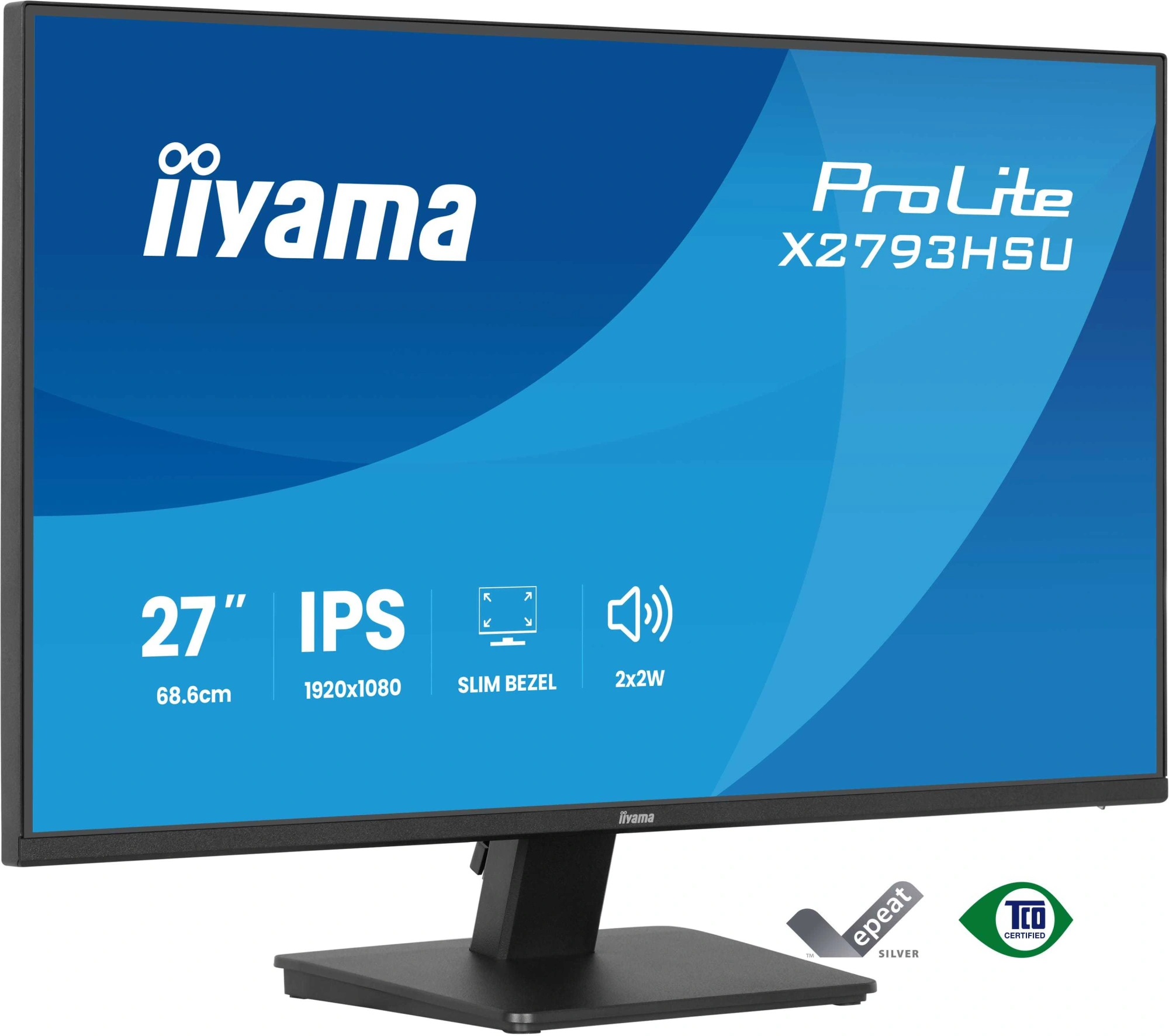 Монитор Iiyama 27" ProLite X2793HSU-B1 черный IPS LED 16:9 HDMI M/M матовая 350cd 178гр/178гр 1920x1080 120Hz DP FHD USB 4кг — миниатюра 4