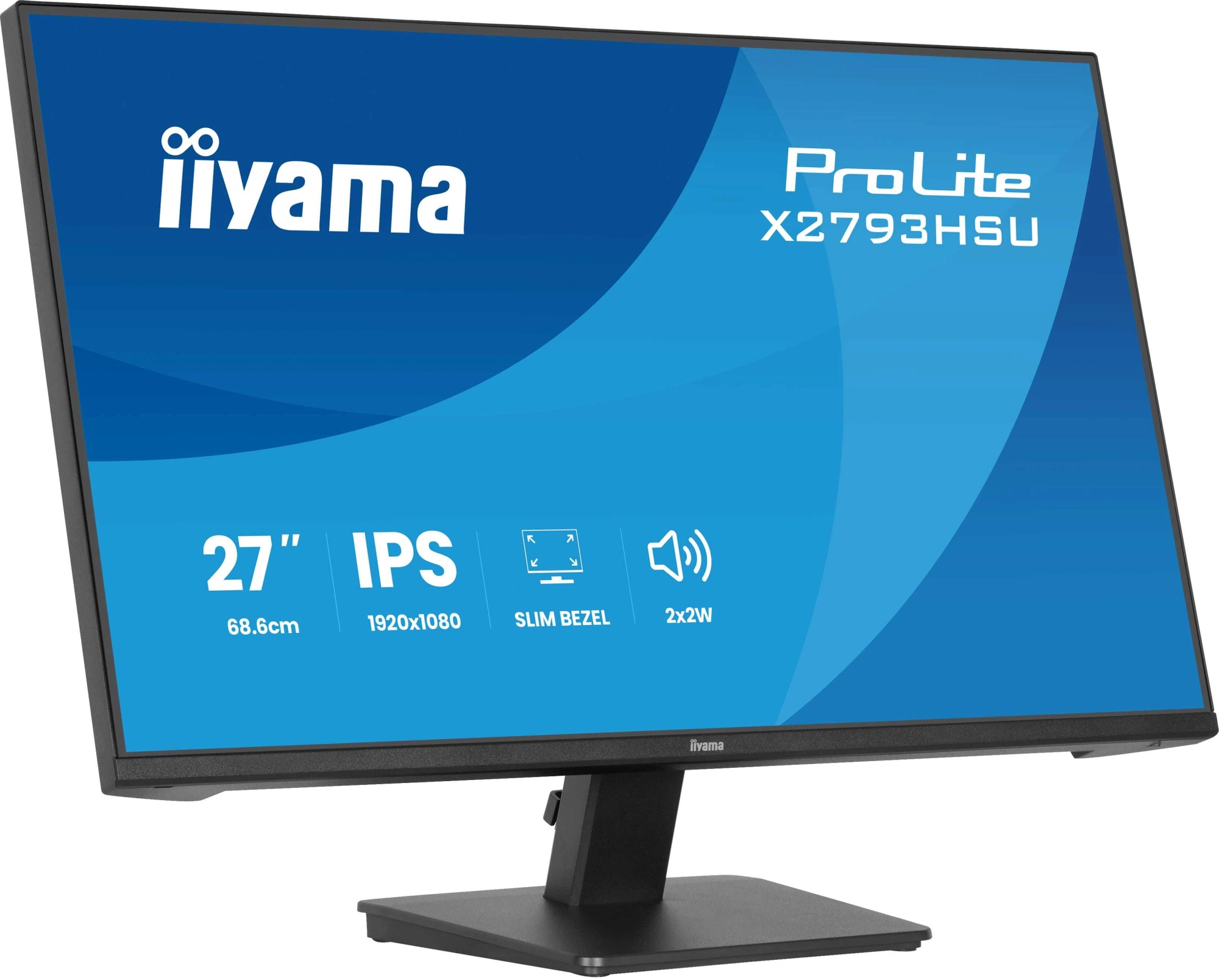 Монитор Iiyama 27" ProLite X2793HSU-B1 черный IPS LED 16:9 HDMI M/M матовая 350cd 178гр/178гр 1920x1080 120Hz DP FHD USB 4кг — миниатюра 6