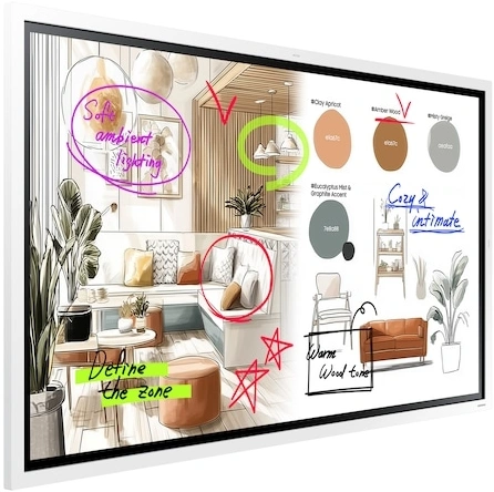 Панель Samsung 55" WM55FX белый VA LED 6.7ms 16:9 HDMI M/M матовая 450cd 178гр/178гр 3840x2160 4K USB 28.6кг — миниатюра 13