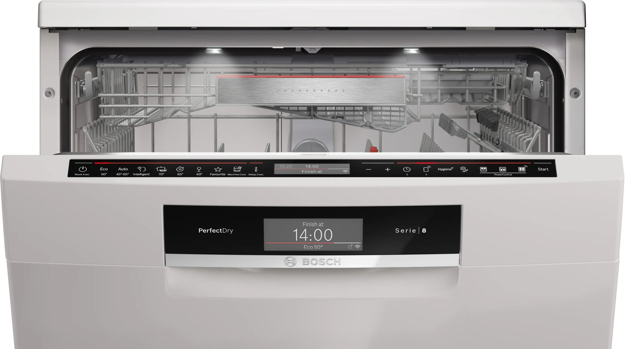 Посудомоечная машина Bosch Serie 8 SMS8ZDW86Q белый (полноразмерная) инвертор — миниатюра 4