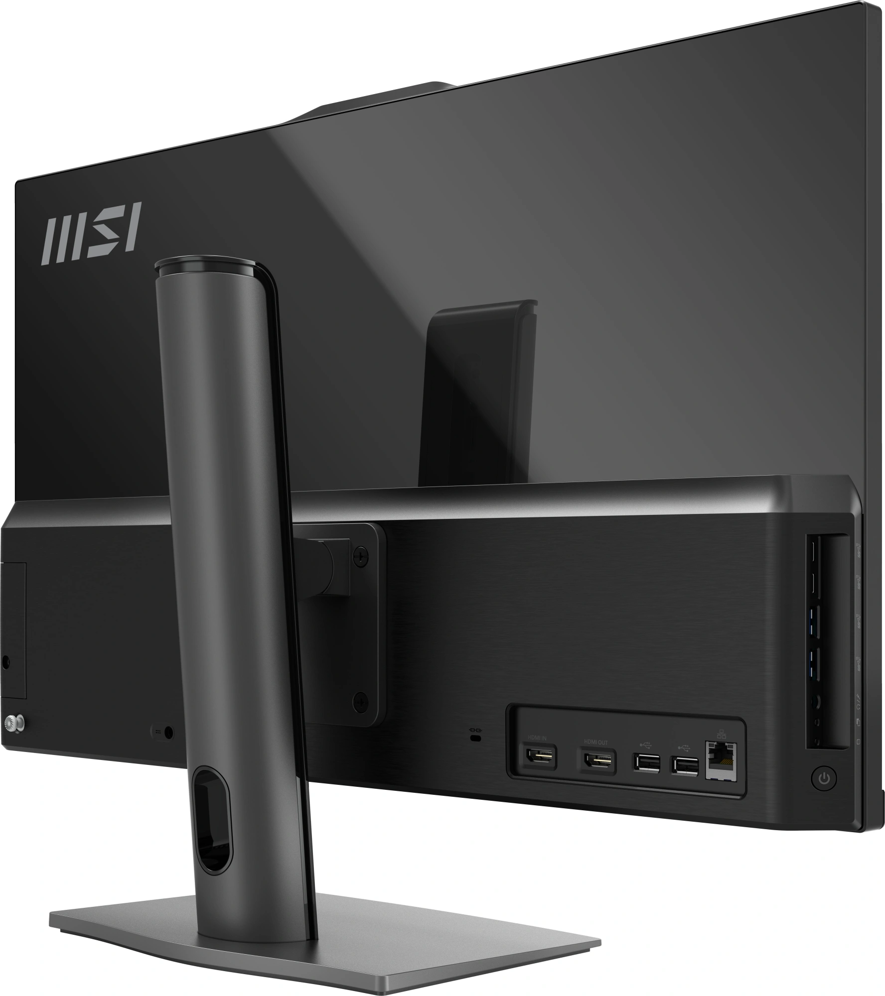 Моноблок MSI Modern AM272P 1MA-1492XRU 27" Full HD Core 3 100U (1.2) 8Gb SSD500Gb Graphics без ОС GbitEth WiFi BT 120W клавиатура мышь Cam черный 1920x1080 — миниатюра 7