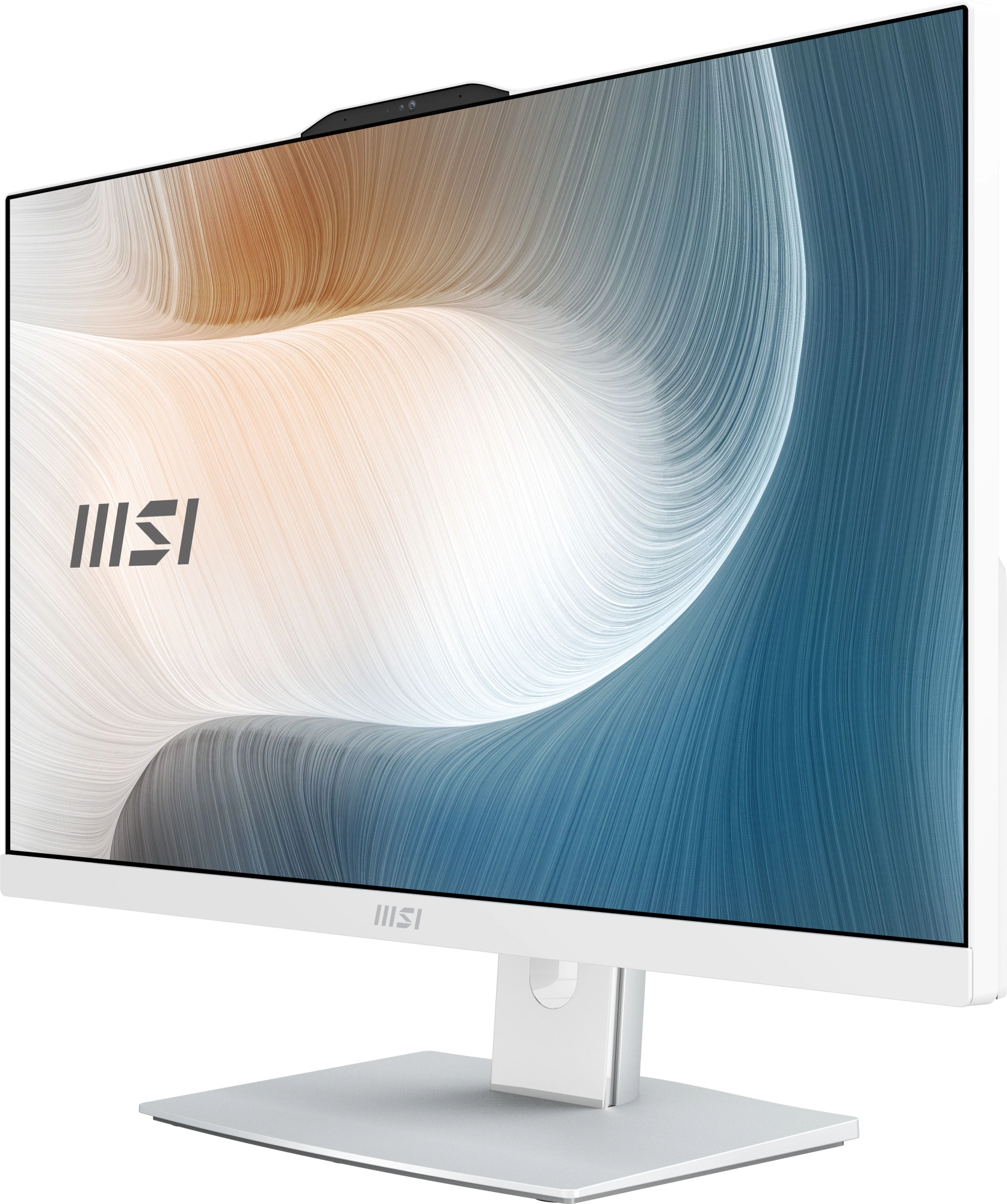 Моноблок MSI Modern AM242TP 1M-2415XRU 23.8" Full HD Touch Core 5 120U (1.4) 16Gb SSD512Gb Graphics без ОС GbitEth WiFi BT 120W клавиатура мышь Cam белый 1920x1080 — миниатюра 2