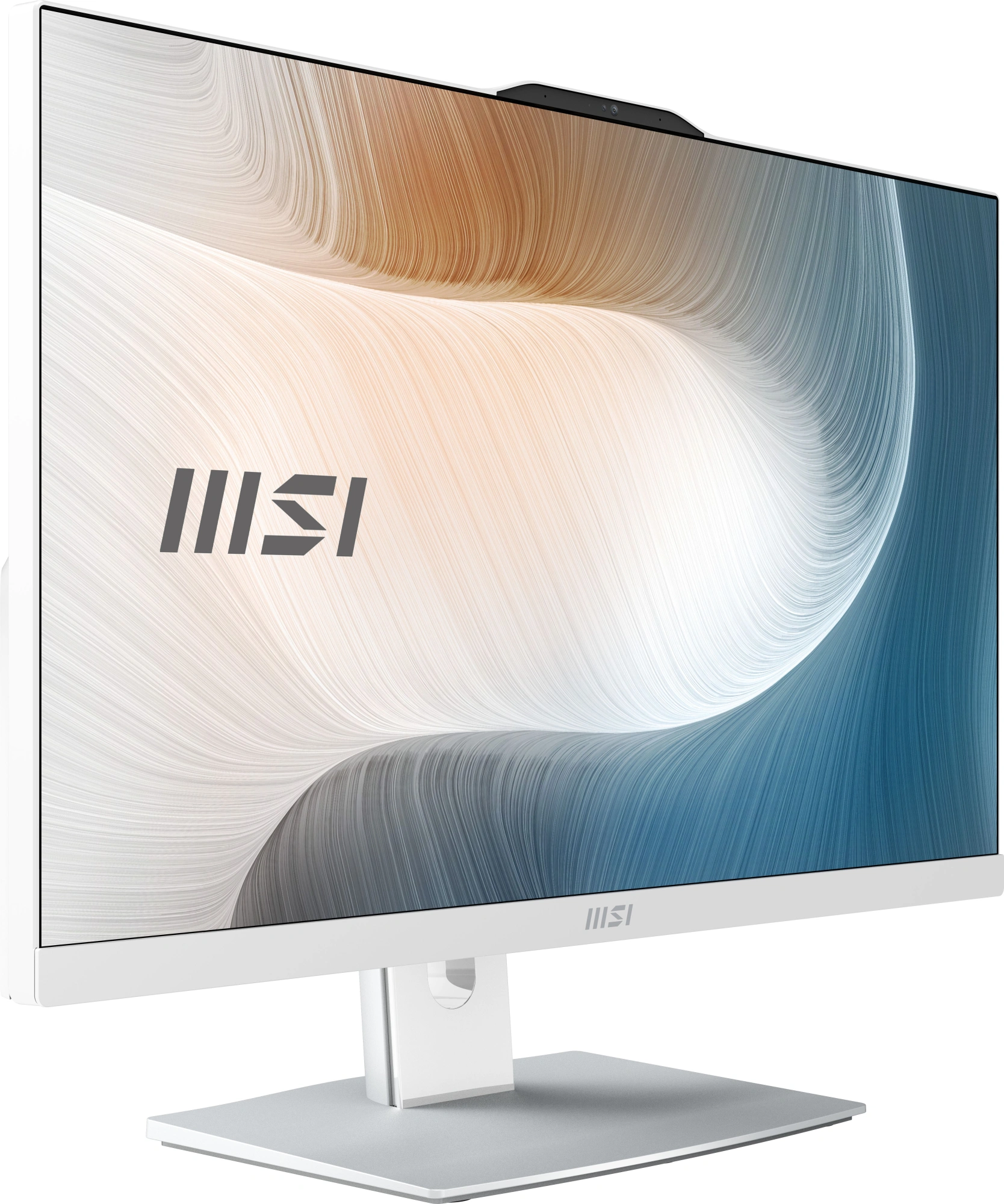 Моноблок MSI Modern AM242TP 1M-2415XRU 23.8" Full HD Touch Core 5 120U (1.4) 16Gb SSD512Gb Graphics без ОС GbitEth WiFi BT 120W клавиатура мышь Cam белый 1920x1080 — миниатюра 3