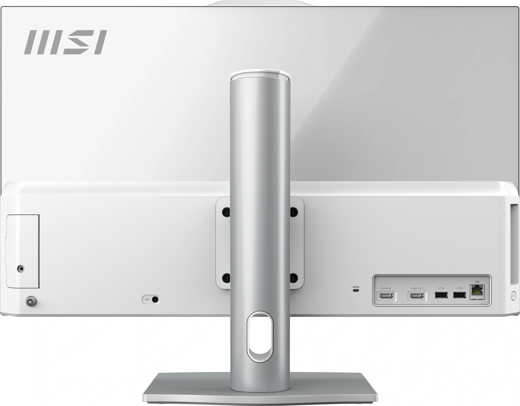 Моноблок MSI Modern AM242P 1MA-2449XRU 23.8" Full HD Core 5 120U (1.4) 8Gb SSD500Gb Graphics без ОС GbitEth WiFi BT 120W клавиатура мышь Cam белый 1920x1080 — миниатюра 4