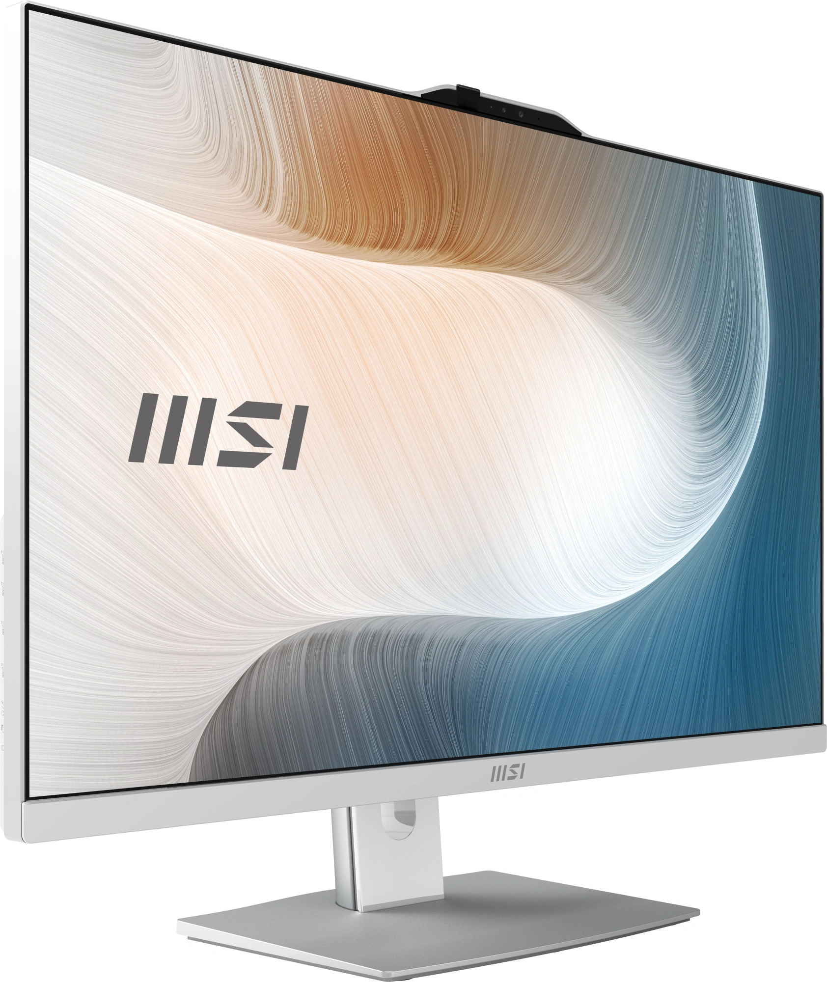 Моноблок MSI Modern AM242P 1MA-2449XRU 23.8" Full HD Core 5 120U (1.4) 8Gb SSD500Gb Graphics без ОС GbitEth WiFi BT 120W клавиатура мышь Cam белый 1920x1080 — миниатюра 6