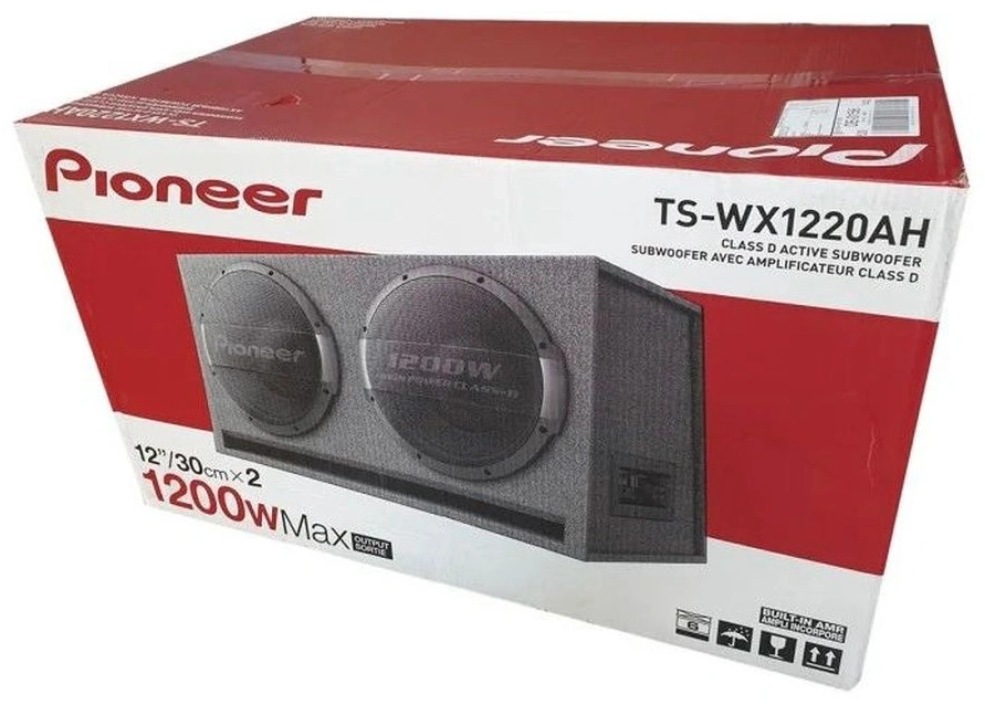 Сабвуфер автомобильный Pioneer TS-WX1220AH 1000Вт активный (30см/12") — миниатюра 8