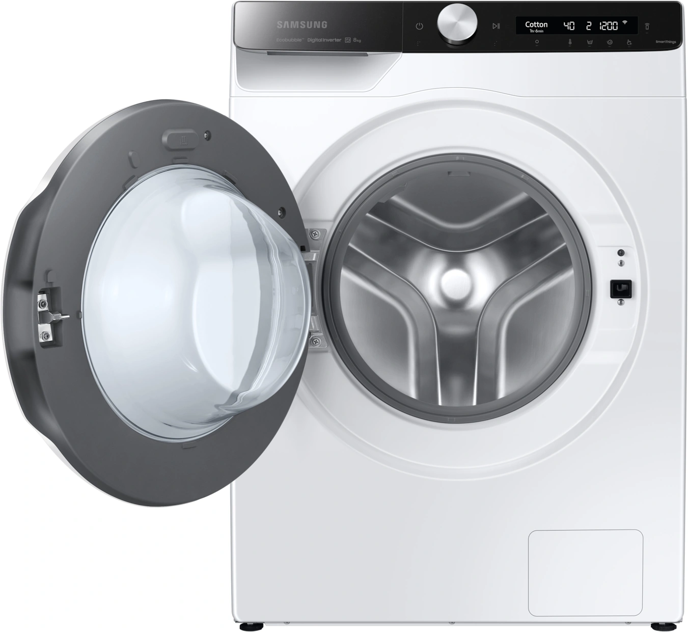 Стиральная машина Samsung WW80AG6L28WELP пан.англ. класс: A+++ загр.фронтальная макс.:8кг белый инвертор — миниатюра 5