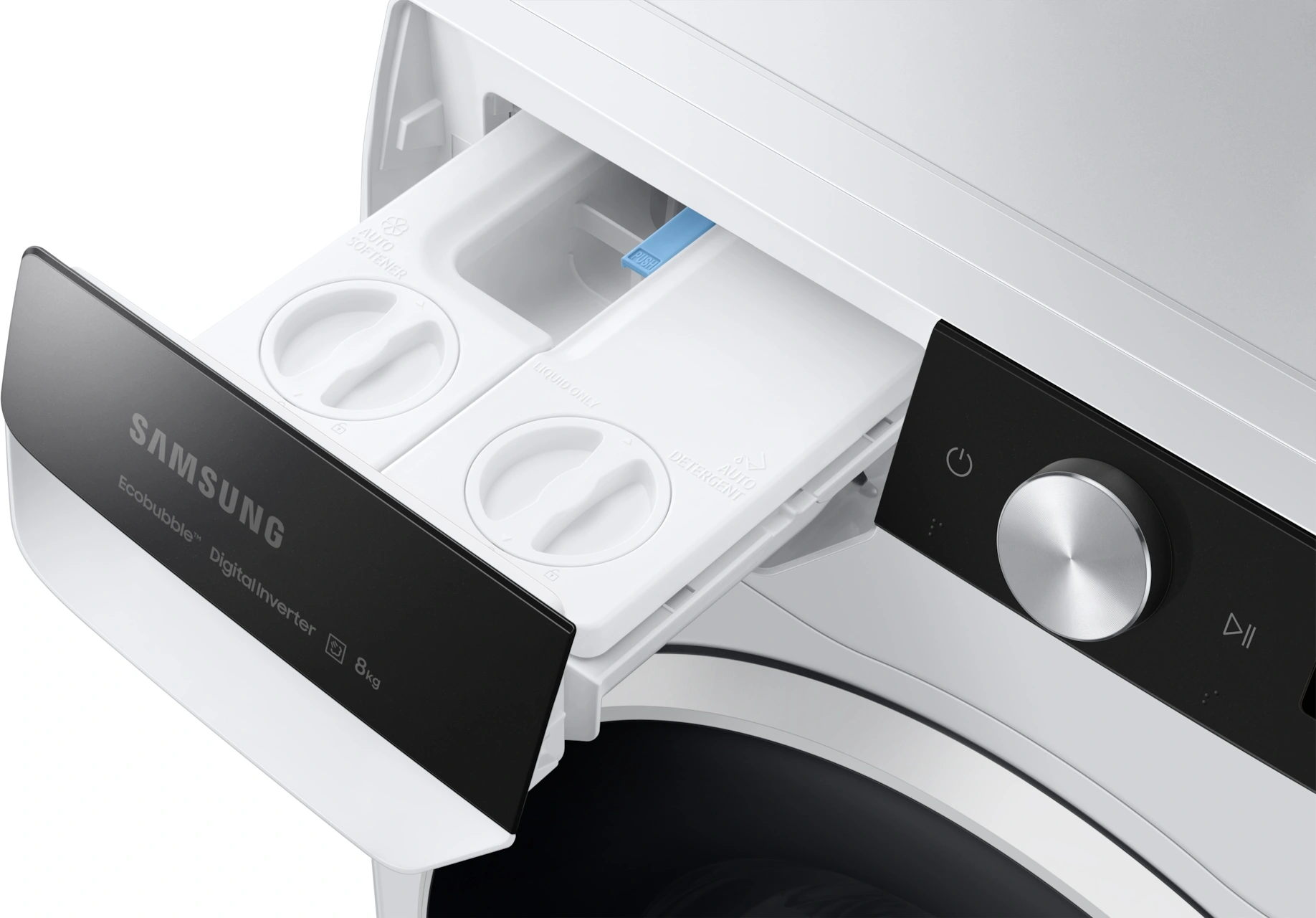 Стиральная машина Samsung WW80AG6L28WELP пан.англ. класс: A+++ загр.фронтальная макс.:8кг белый инвертор — миниатюра 9