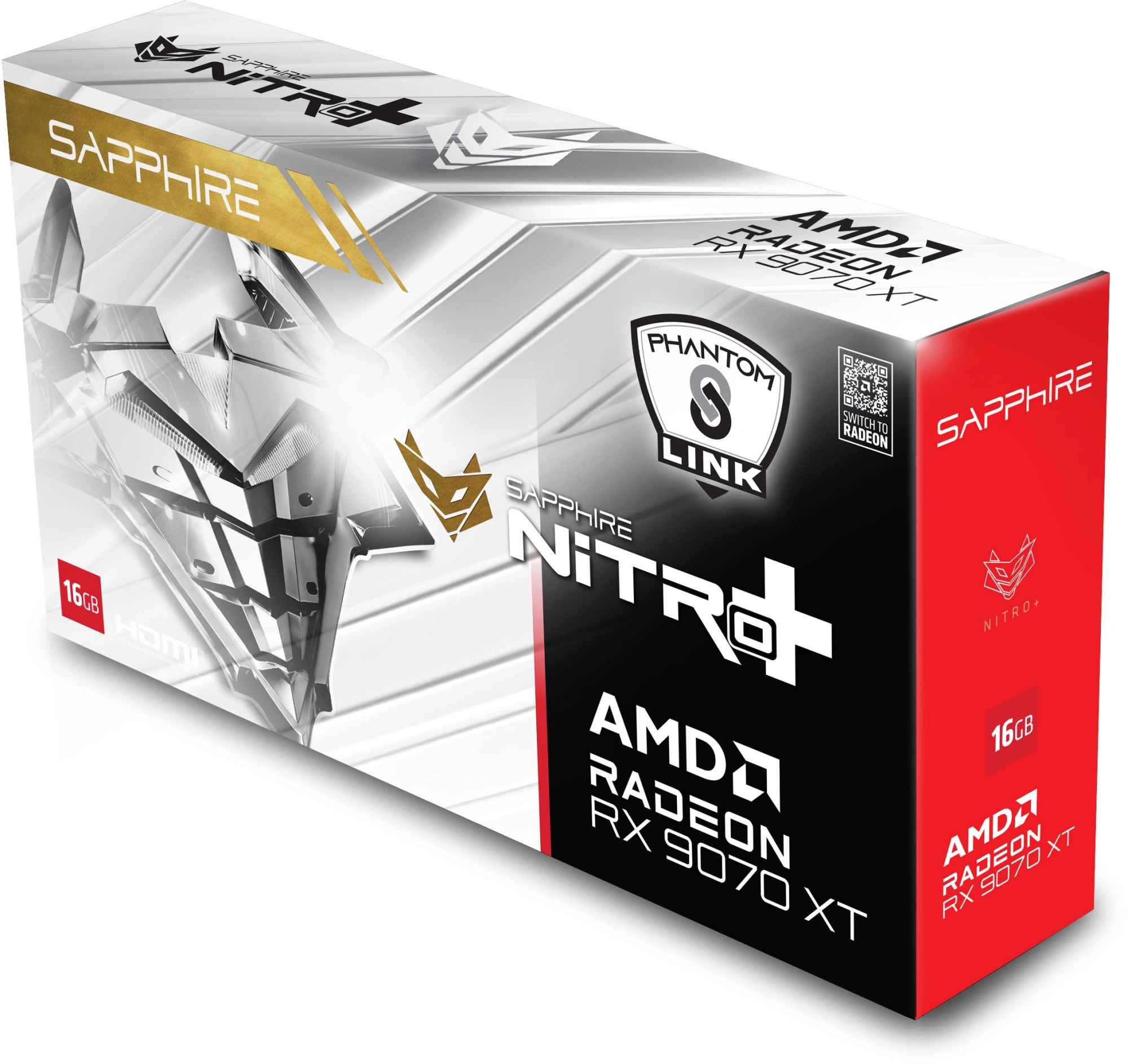 Видеокарта Sapphire PCI-E 5.0 11348-09-20G NITRO+AMD RADEON RX 9070 XT GAMING OC 16GB PHANTOMLINK POLAR LITE AMD Radeon RX 9070XT 16Gb 256bit GDDR6 2520/20000 HDMIx2 DPx2 HDCP Ret — миниатюра 6